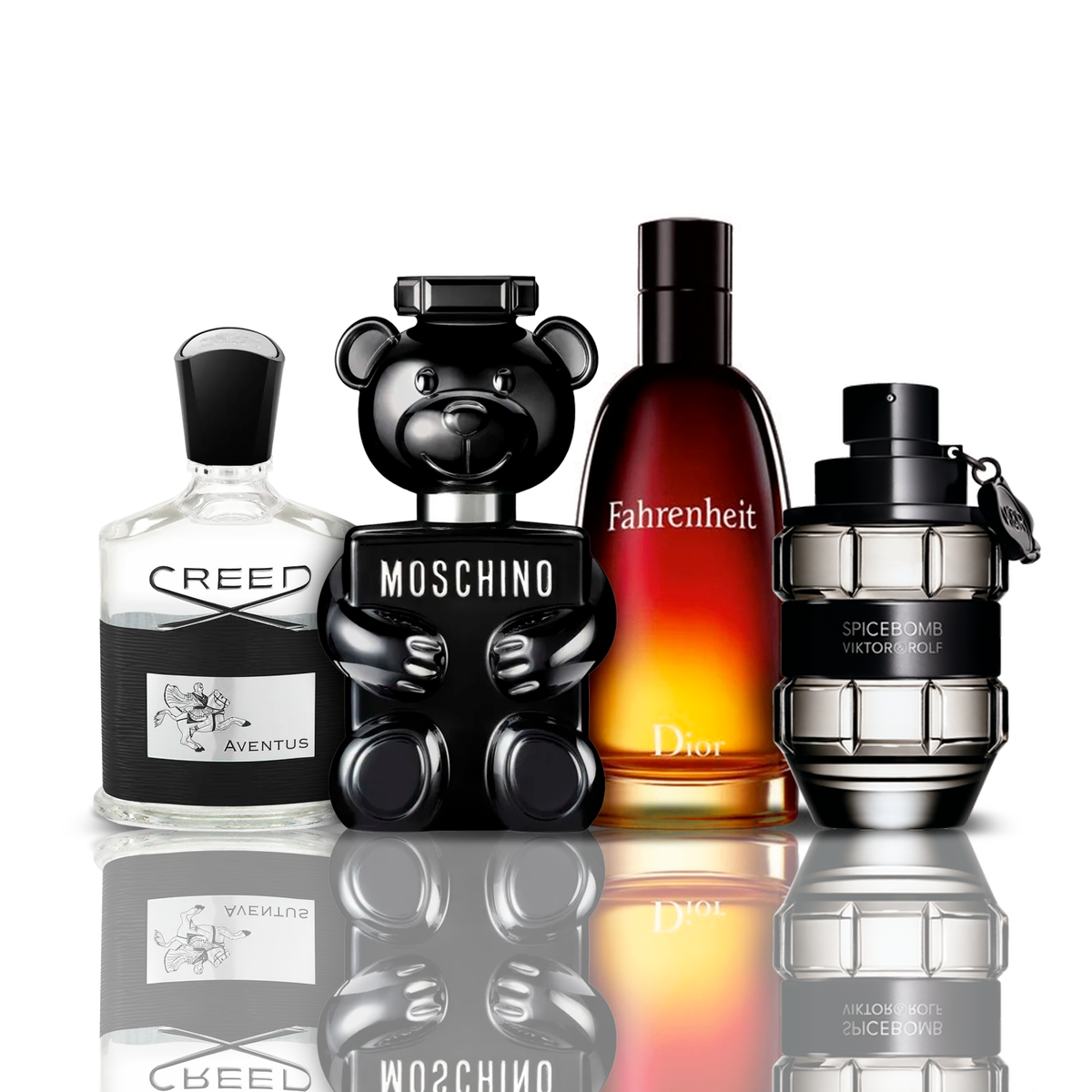 Set od 4 parfema | Creed Aventus + Fahrenheit + SpiceBomb + Toy Boy Moschino 100 ml