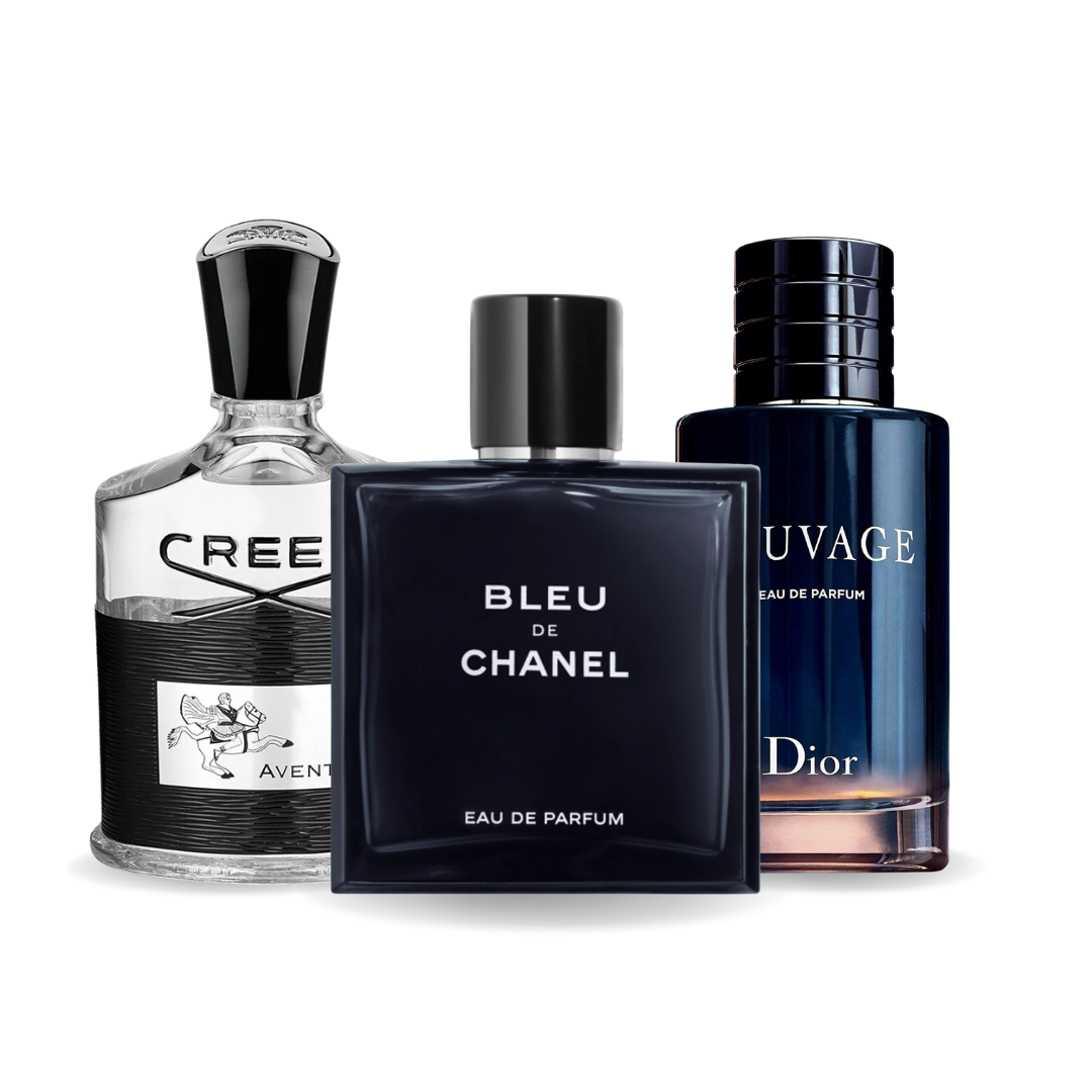 Set od 3 parfema | Creed Aventus, Bleu de Chanel, Dior Sauvage 100 ml