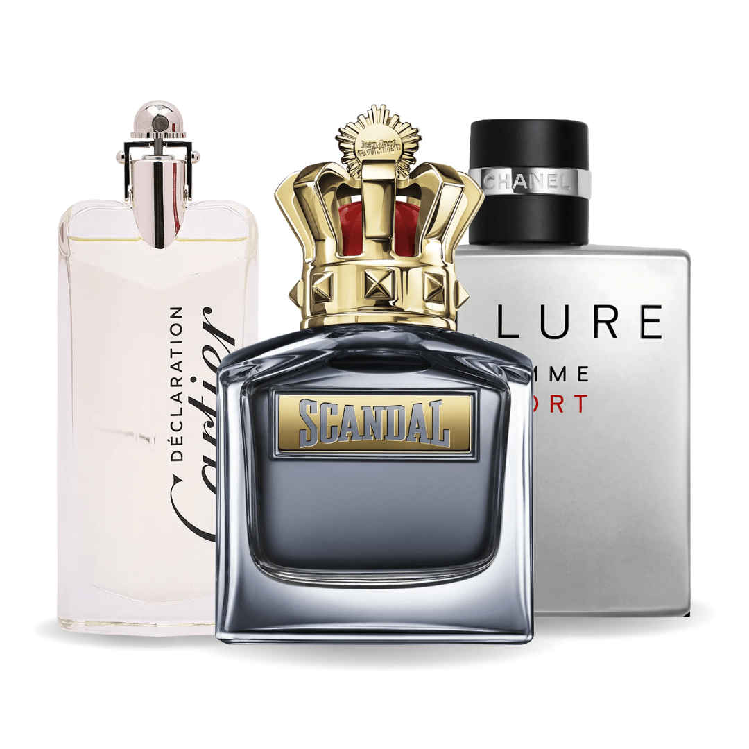 Set od 3 parfema | Allure Homme Sports, Jean Paul Gaultier Scandal, Cartier Declaration 100 ml