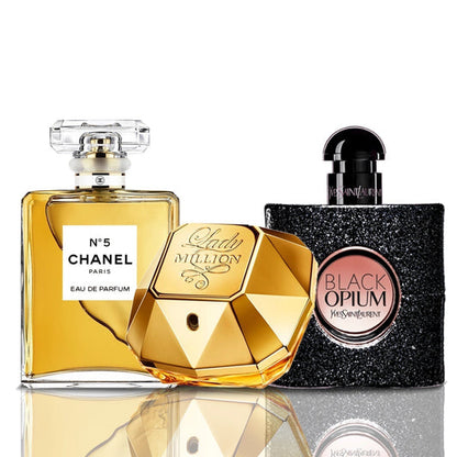 Set od 3 parfema | Chanel N°5 + Lady Million + Black Opium