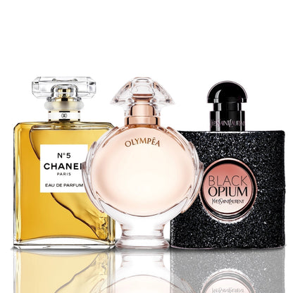 Set od 3 parfema | Black Opium + Chanel N°5 + Olympea 100 ml