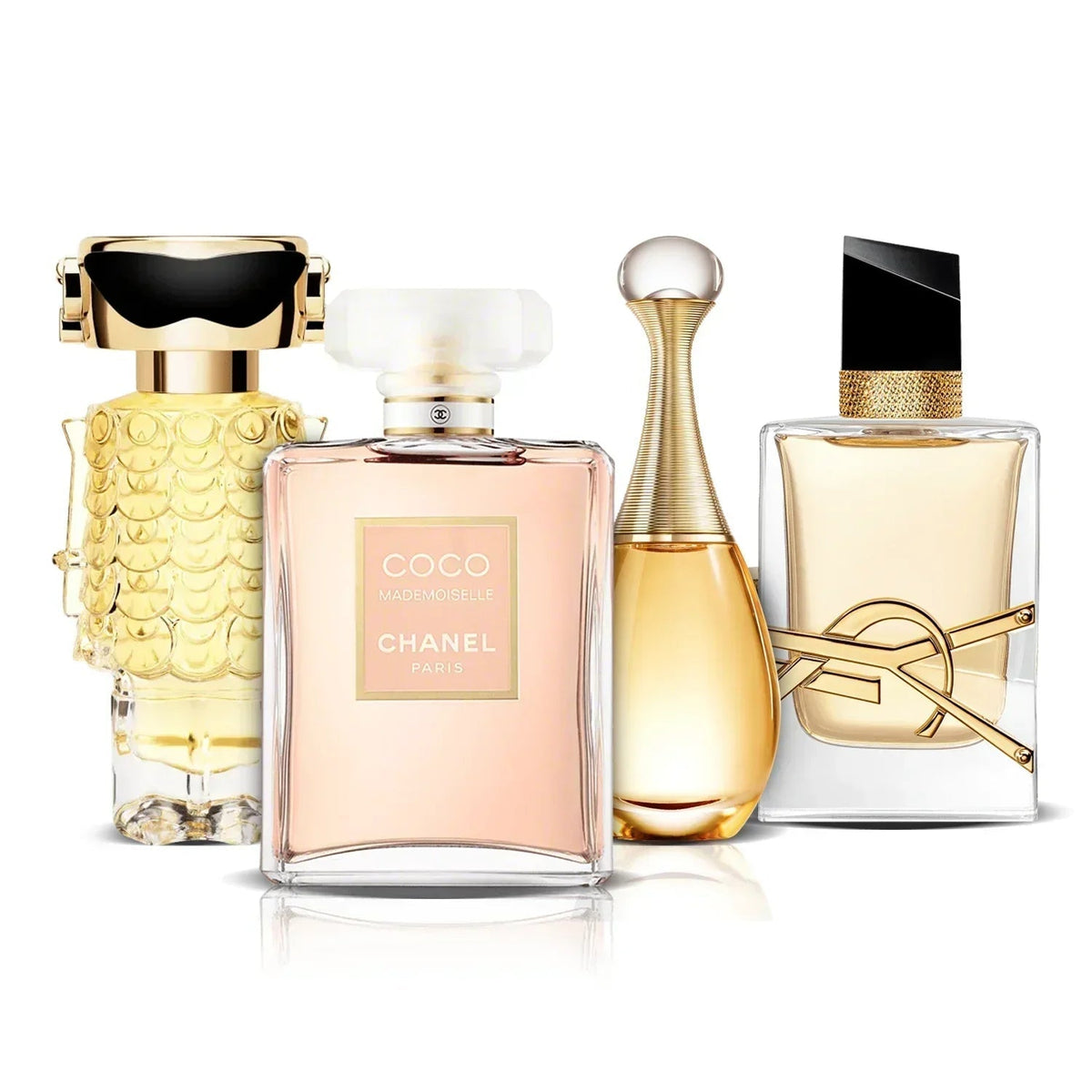 Set od 4 parfema | Fame, Coco Mademoiselle, J'adore i Libre (100 ml)